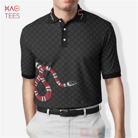 gucci snake shirt polo|More.